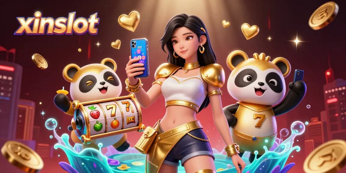 Experience the excitement of xinslot with a vibrant casino scene showcasing interactive gaming elements.