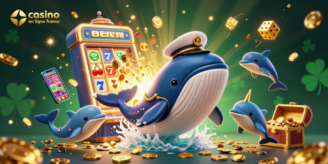 Profitez de l'excitation des jeux de casino en ligne France avec une illustration dynamique.