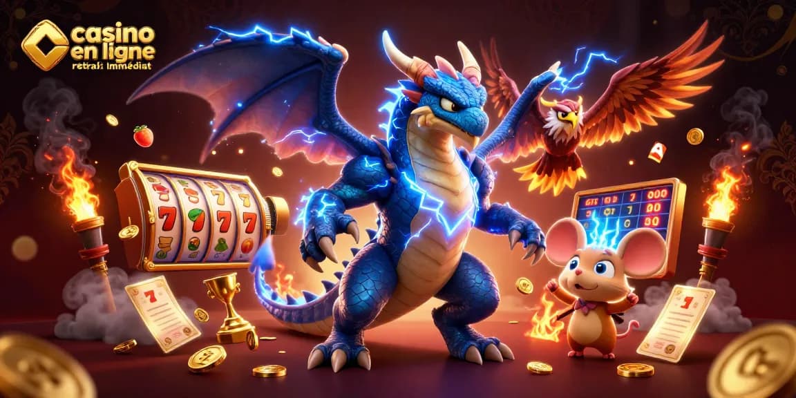 Gagnez avec le casino en ligne retrait immédiat grâce à des machines à sous dynamiques et des symboles chanceux.