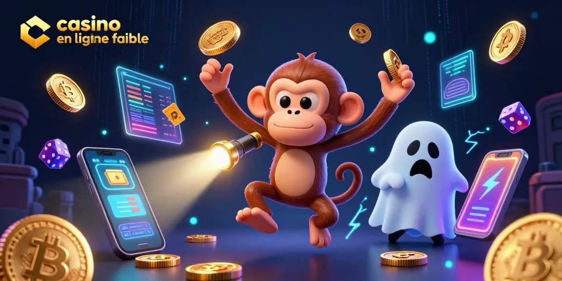 Jouez dans un casino en ligne fiable avec des gains dorés et des lumières scintillantes.