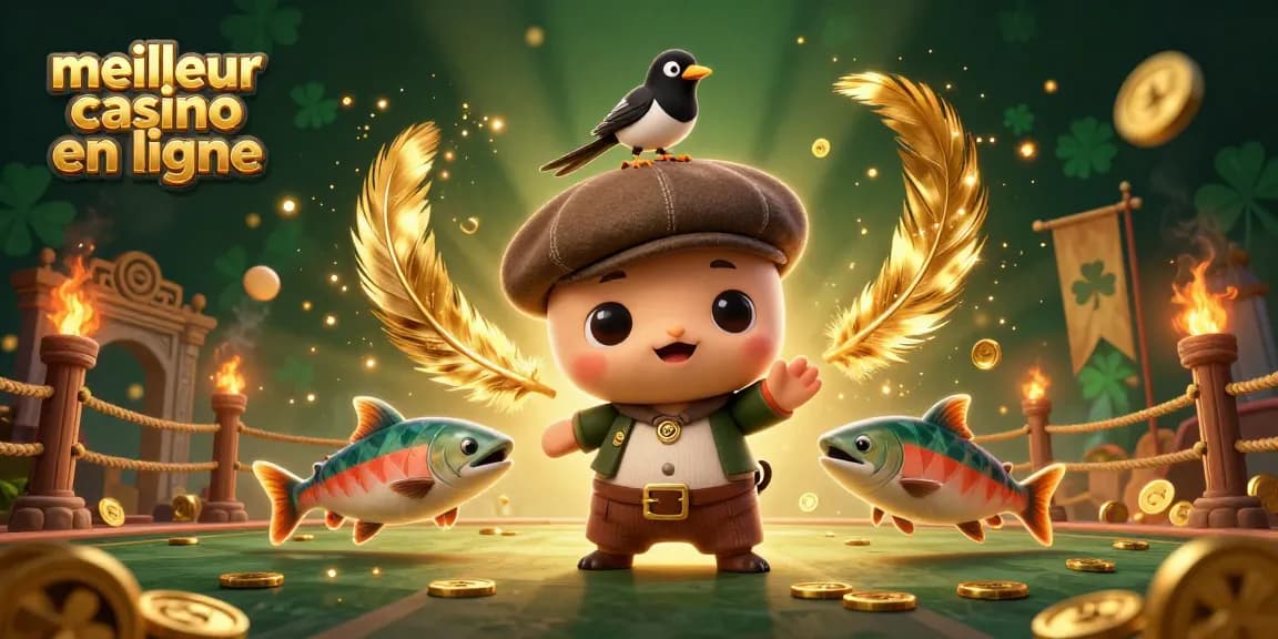 Jeu amusant au meilleur casino en ligne avec Nessie et ses amis saumons tartan.