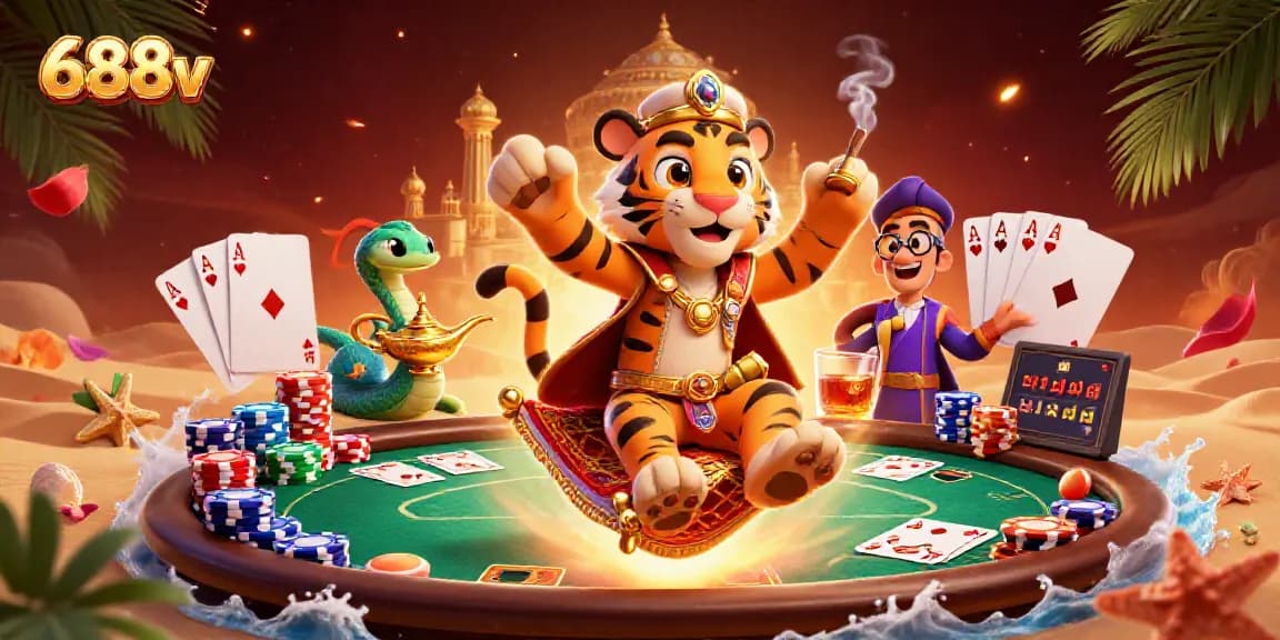 Join the excitement at 688v with our Arabian-themed casino adventure!