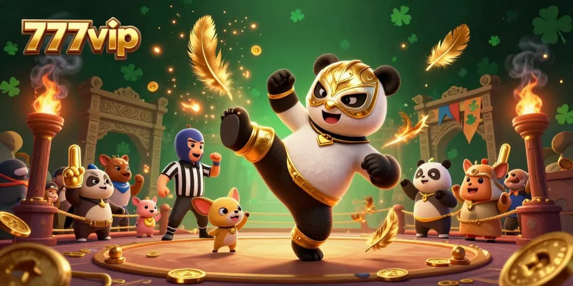 Experience the thrill of gaming at 777vip with exciting mascots and vibrant casino elements.
