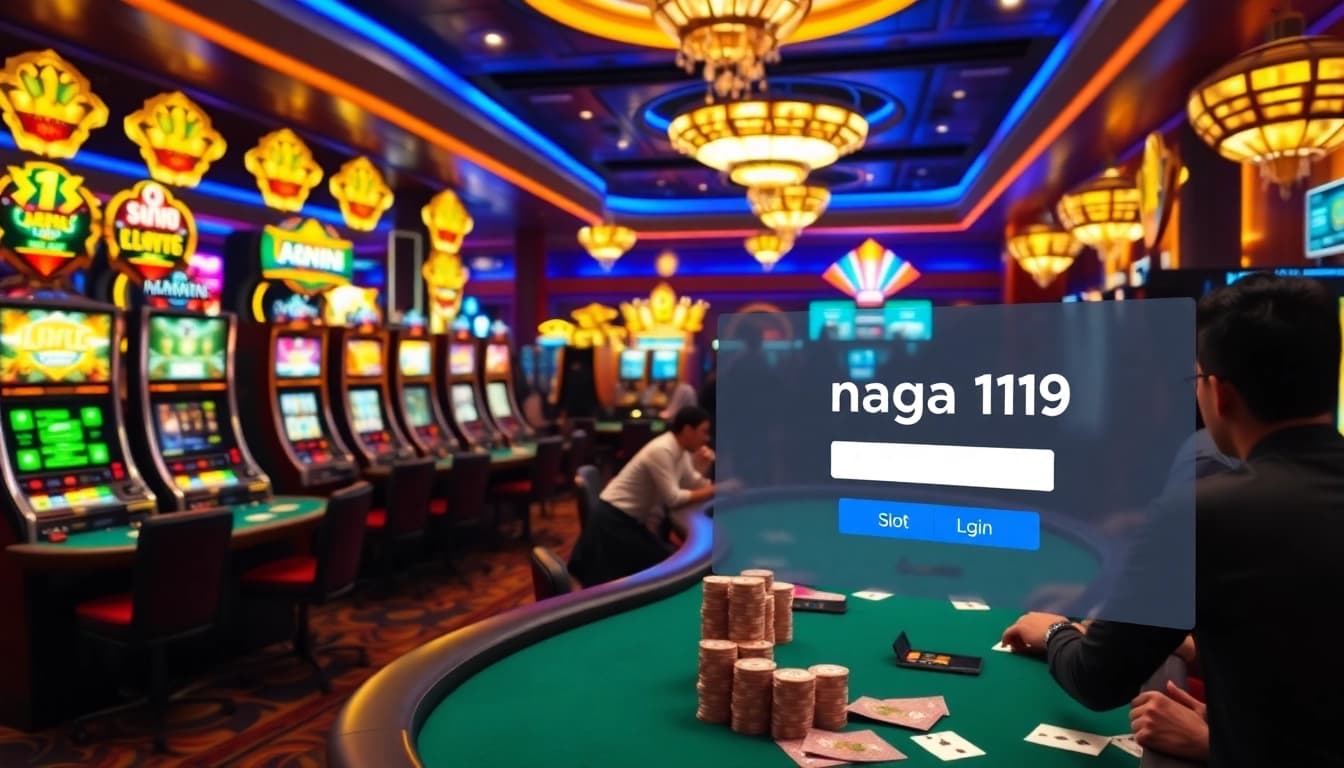 Experience thrilling gameplay with naga169 slot login at a luxurious casino venue.