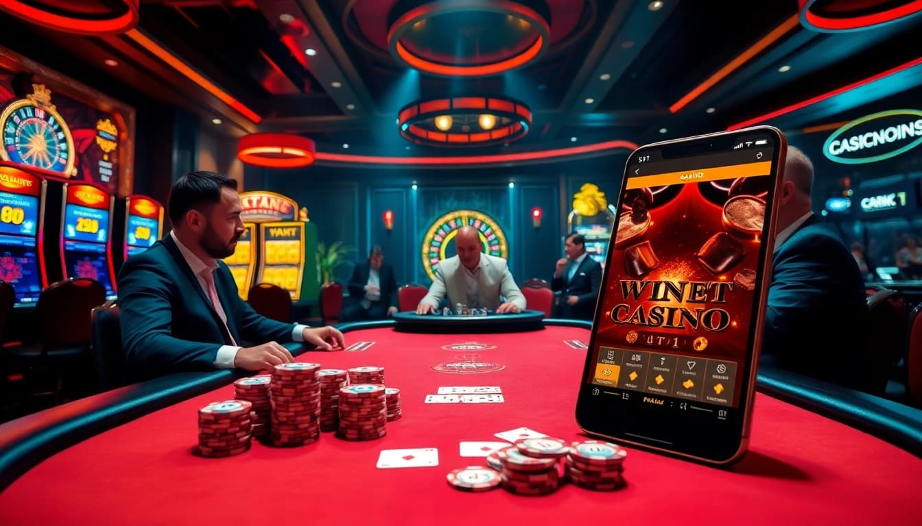 Experience high-stakes poker with the luxurious vibe of link S8 in a vibrant casino scene.