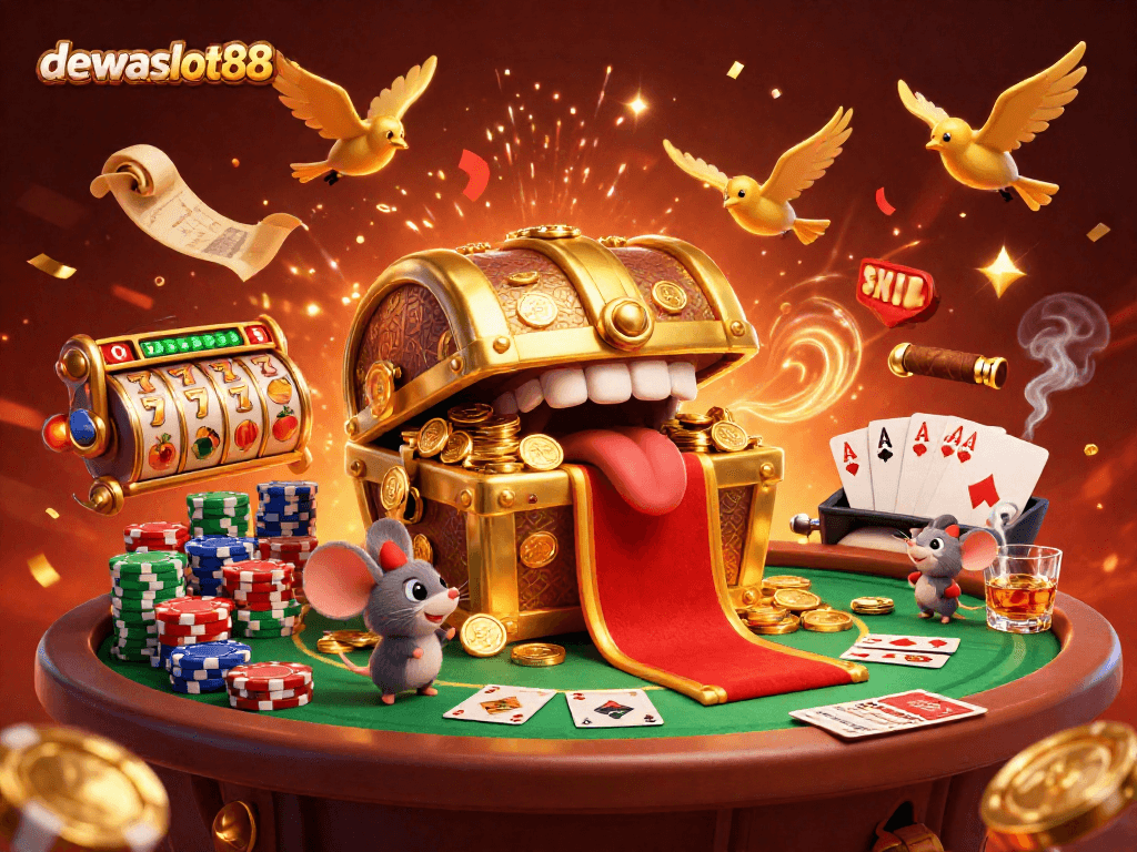 Permainan slot dewaslot88 memberikan kesenangan menang dengan jackpot dan simbol keberuntungan.