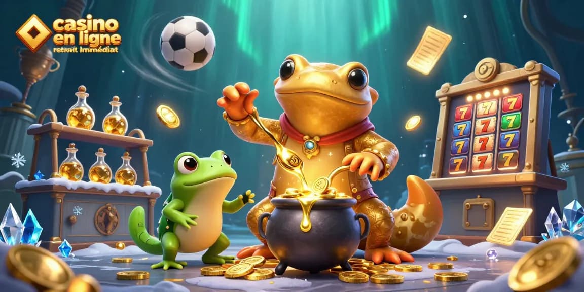 Plongez dans le monde fascinant du casino en ligne retrait immédiat avec cette illustration dynamique de jeux d'argent.