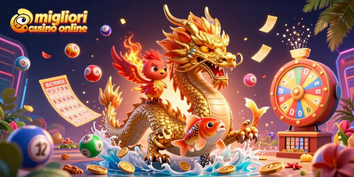 Migliori casinò online: gioca con il drago dorato e il pesce koì in un’atmosfera vibrante.