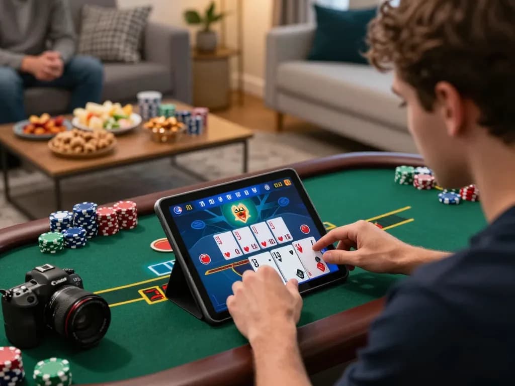 Tham gia với liên kết m88 khi chơi blackjack trực tiếp trực tuyến trong không gian ấm cúng tại nhà.