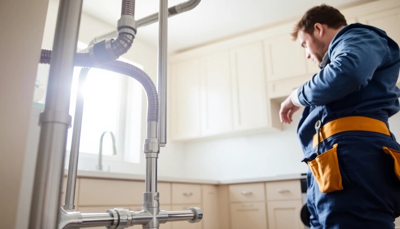 Performing Whole House Repiping Clearwater FL in professional setting with skilled plumber working.