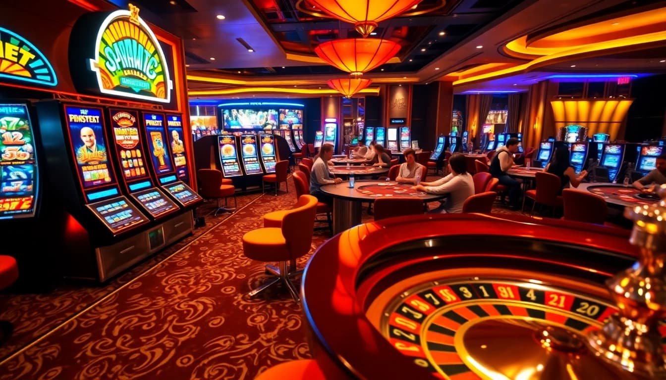 Engaging players enjoying a prestigious atmosphere while spinning pragmatic slots.