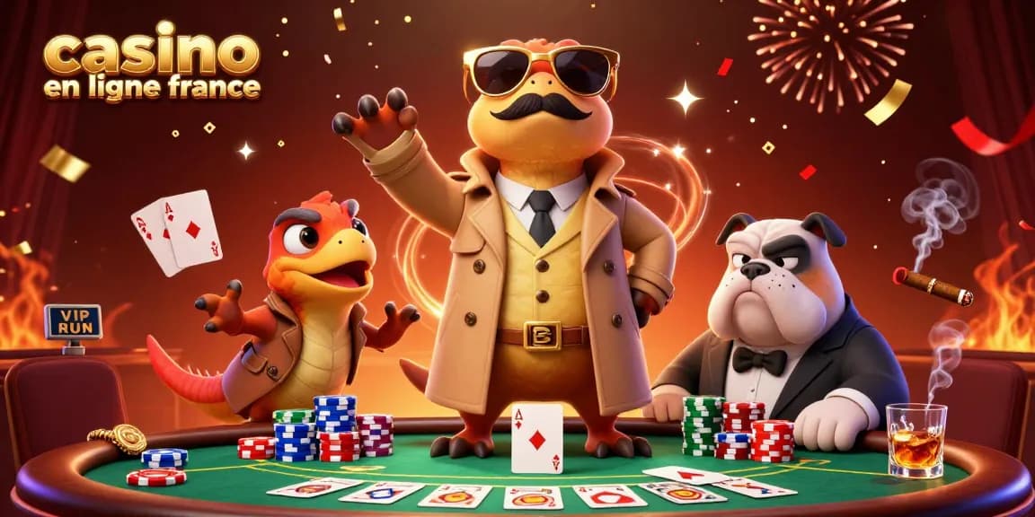 Jouez avec le meilleur casino en ligne France et gagnez un jackpot avec nos raptors en trench coat !