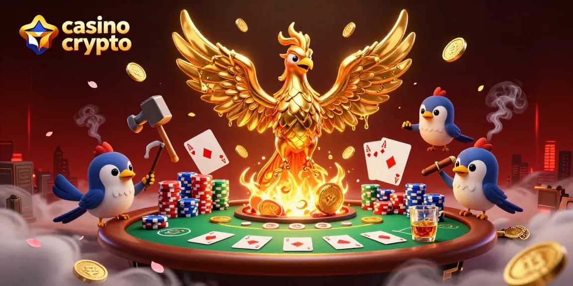 Jouez au casino crypto et vivez l'excitation des jeux d'argent avec des éléments uniques en 3D.