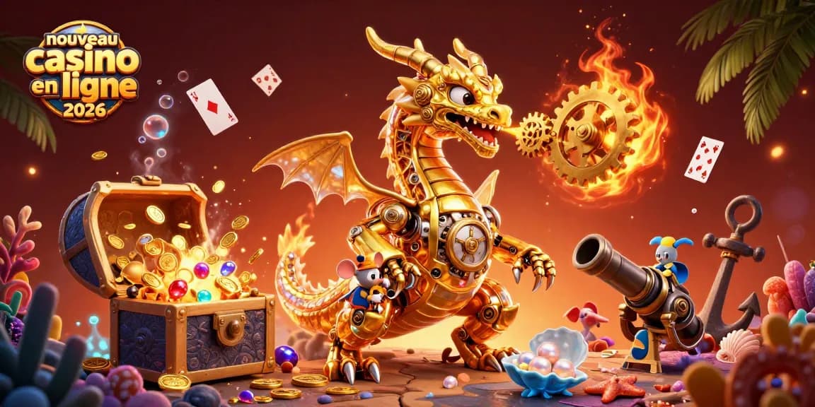 Promotion de nouveau casino en ligne 2026 avec dragon mécanique et trésors sous-marins