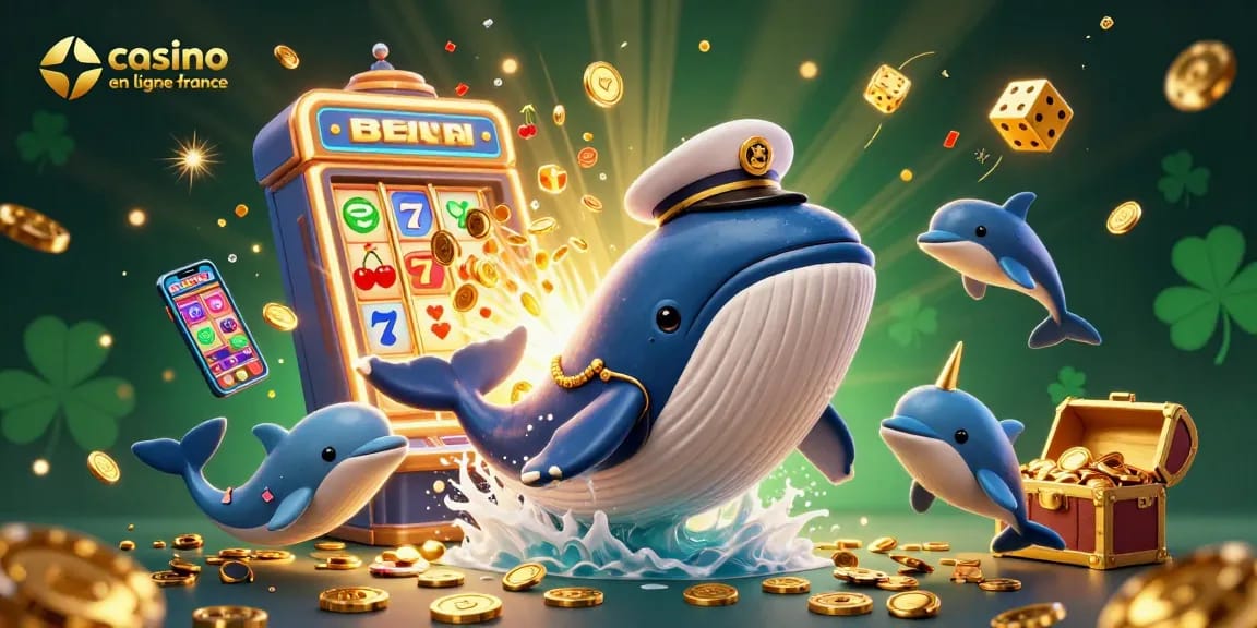 Profitez de l'excitation des jeux de casino en ligne France avec une illustration dynamique.