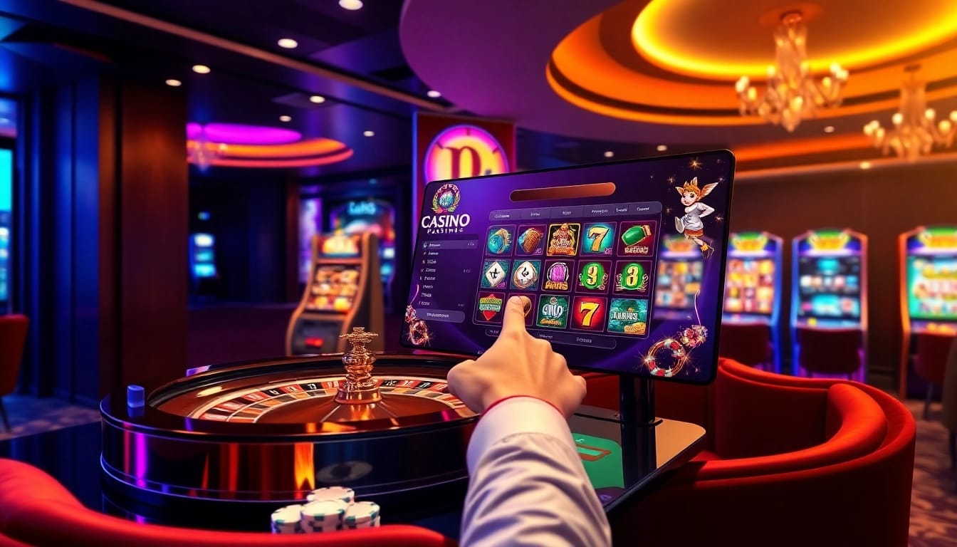 Découvrez l'excitation du casino en ligne avec des machines à sous modernes et des interfaces de jeu dynamiques.