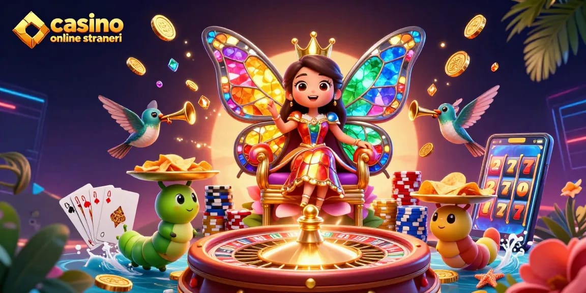 Gioca nei migliori casino online stranieri scoprendo slot e giochi avvincenti tra decorazioni colorate.