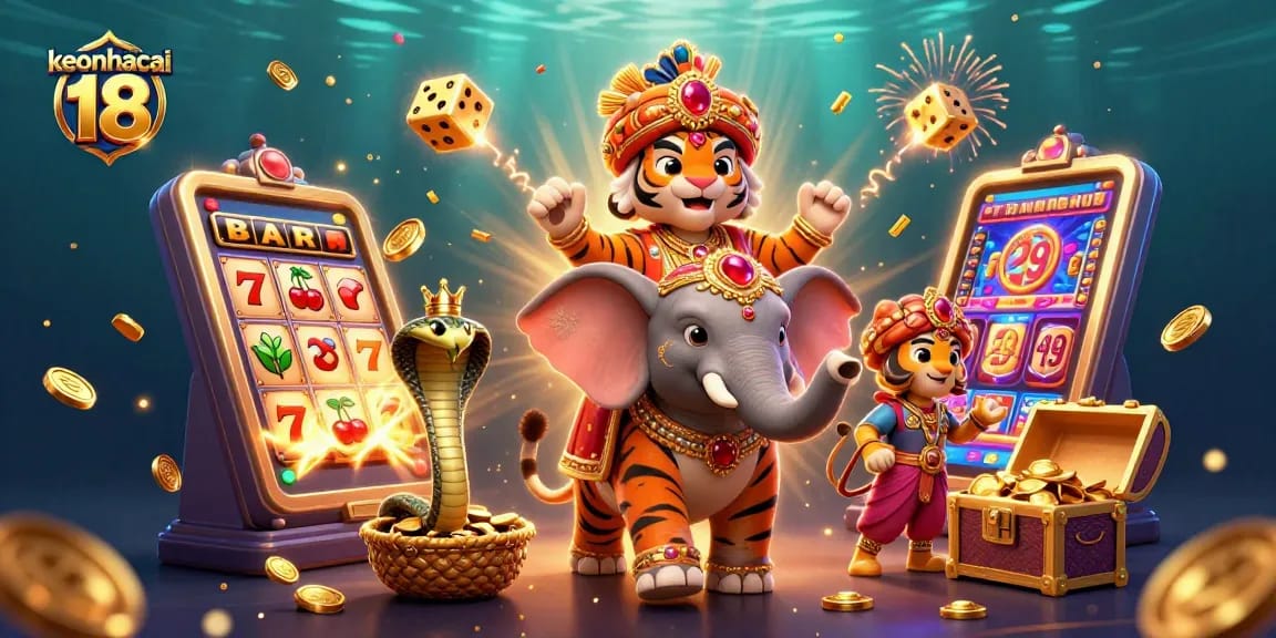 Experience keonhacai 18 with vibrant casino elements and dynamic jackpot excitement.