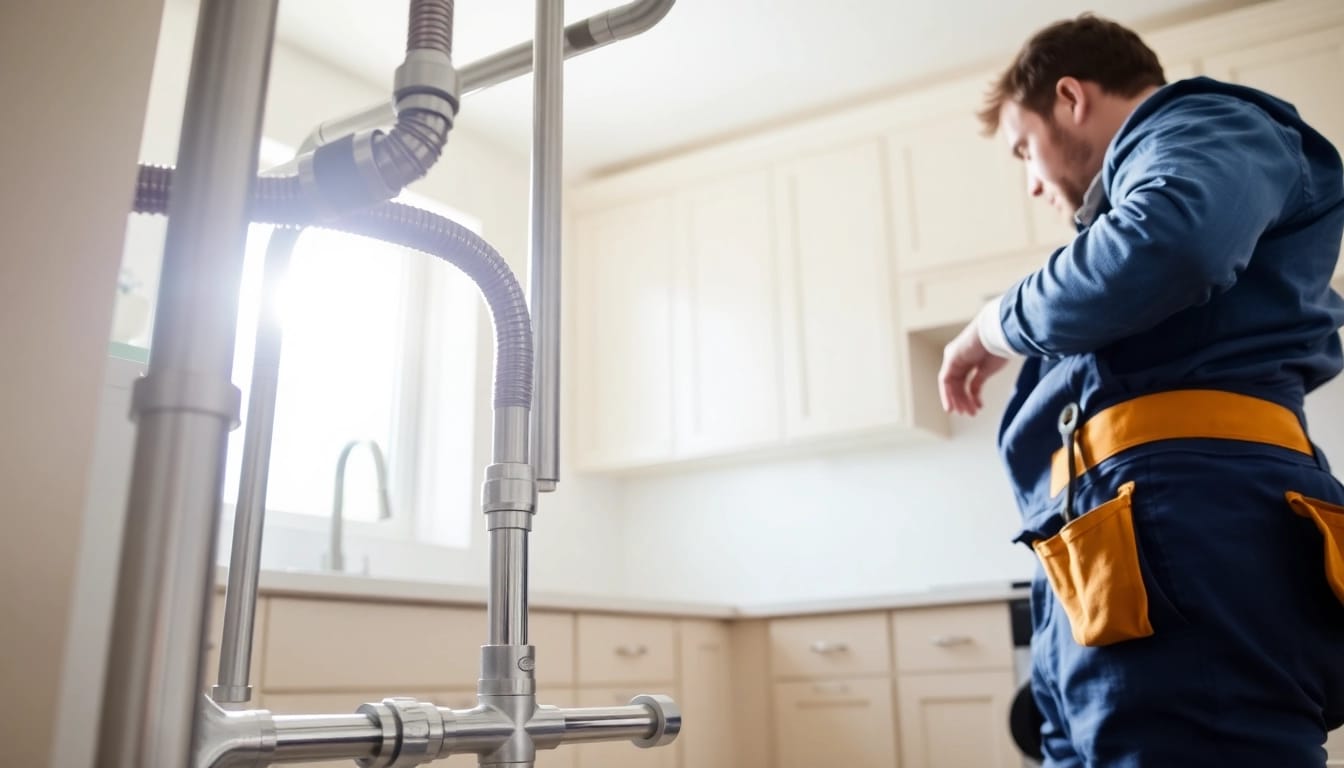 Performing Whole House Repiping Clearwater FL in professional setting with skilled plumber working.