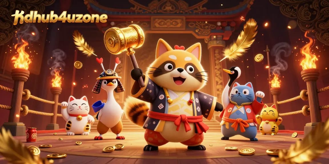 Menggali peluang menang judi slot di hdhub4uzone dengan karakter dan elemen menarik dalam ilustrasi 3D