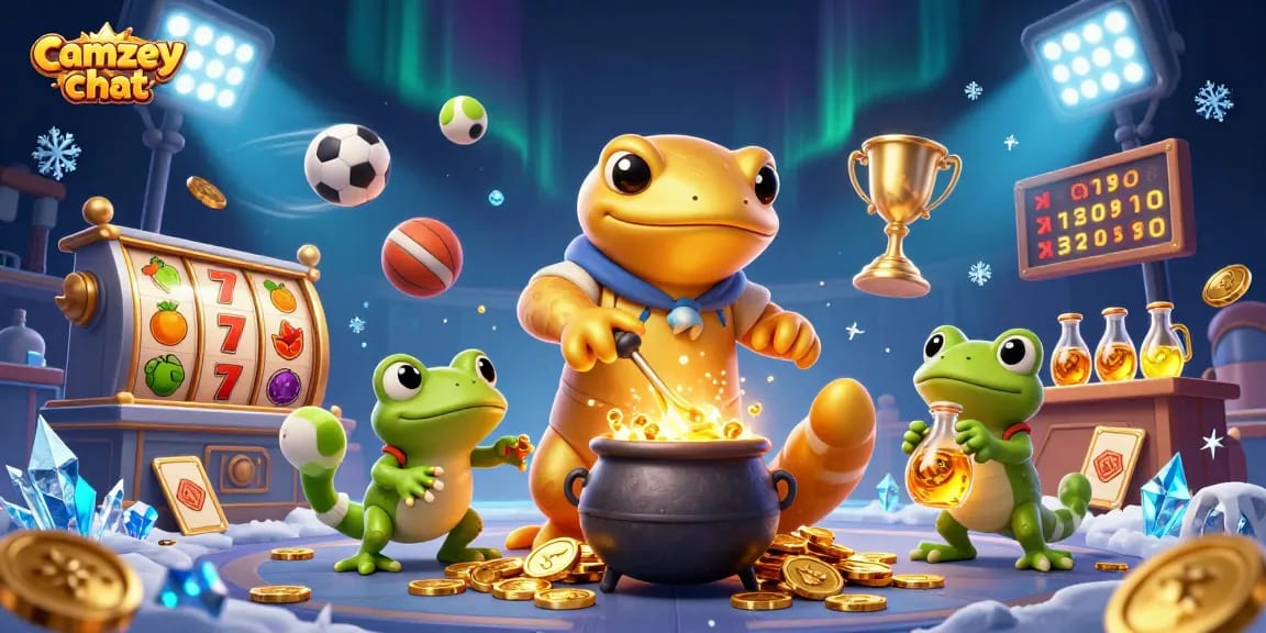 Engage in spontaneous camzey chat sessions with thrilling gaming elements and vibrant interactions.