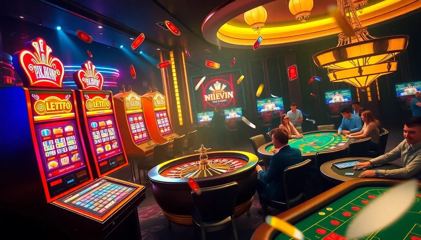 Experience thrilling games at 98win casino with lively tables and exciting slot machines.