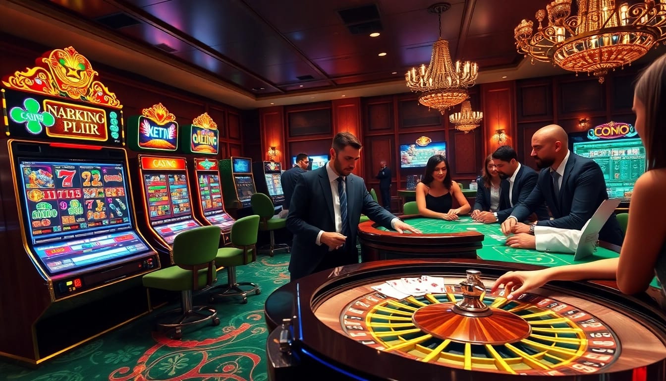 Participez à des jeux palpitants au casino en ligne avec du poker, de la roulette et des machines à sous excitantes.
