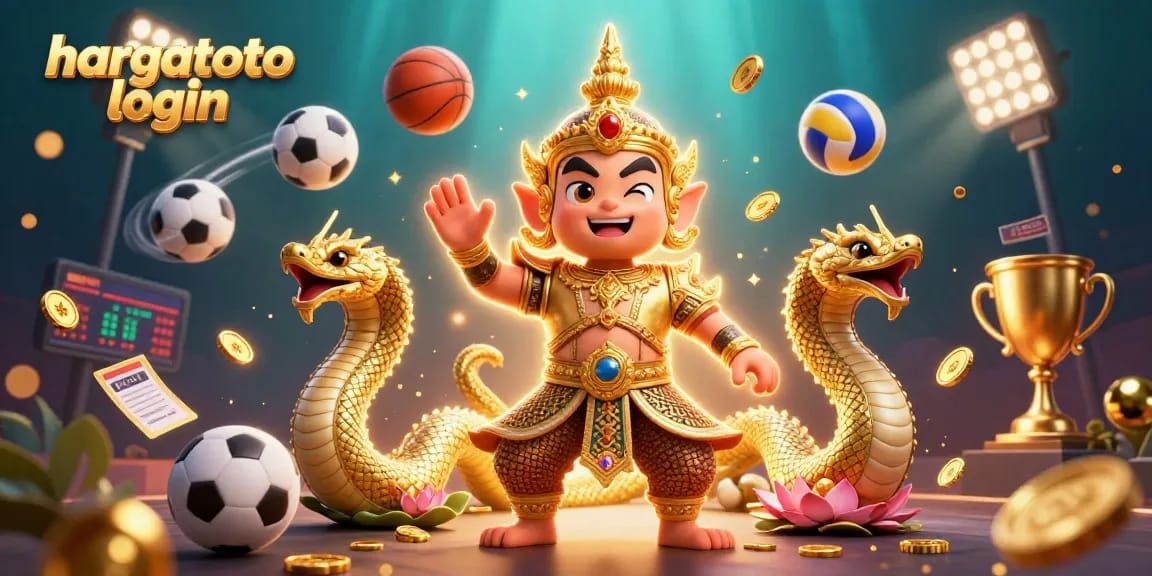 Engage in the excitement of hargatoto login with Asian-inspired art featuring a vibrant casino scene.