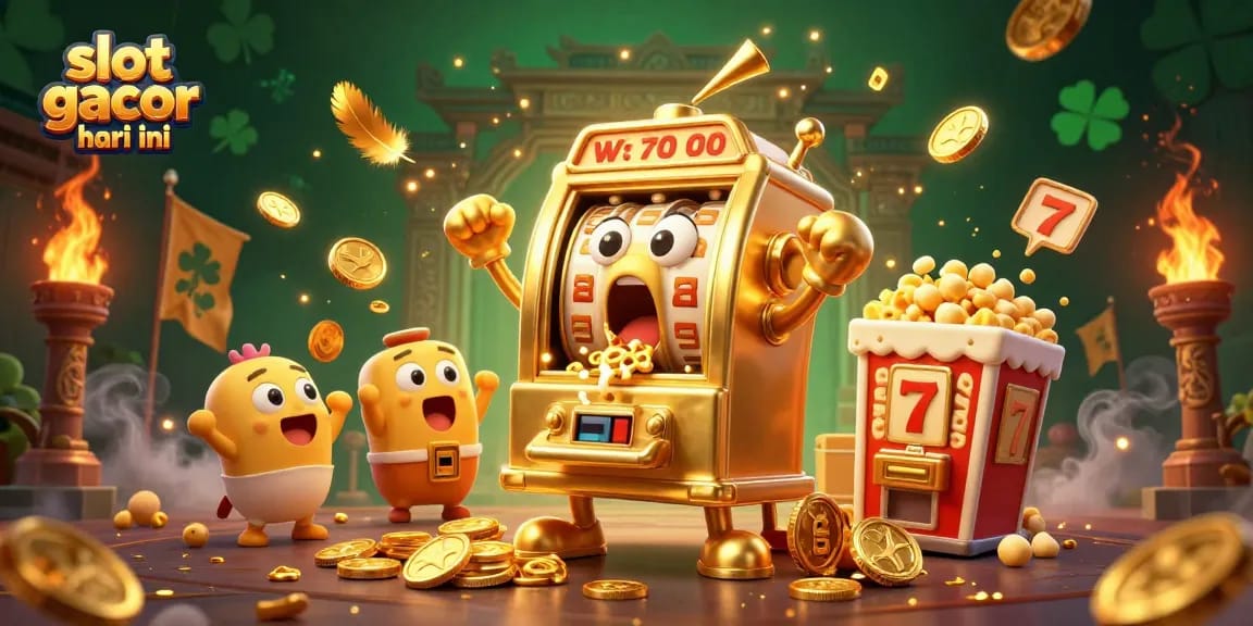 Slot gacor hari ini mengungkap kejutan jackpot dari mesin slot dengan koin berhamburan.