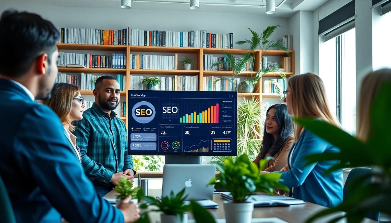 Effektive Strategien für professionelle suchmaschinenoptimierung in einem modernen Büro.