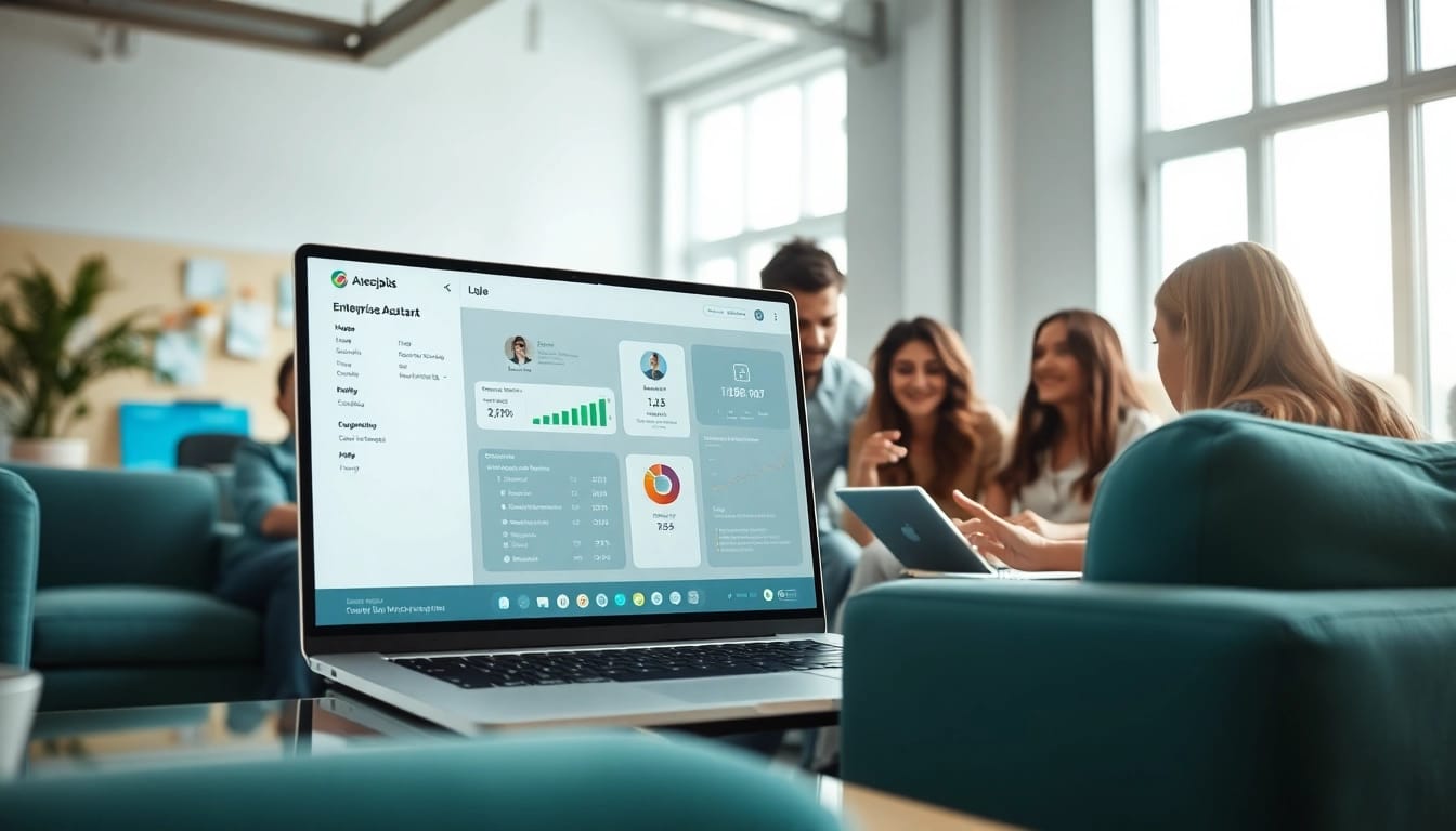 Enhance productivity with enterprise assistant platform in a collaborative workspace.
