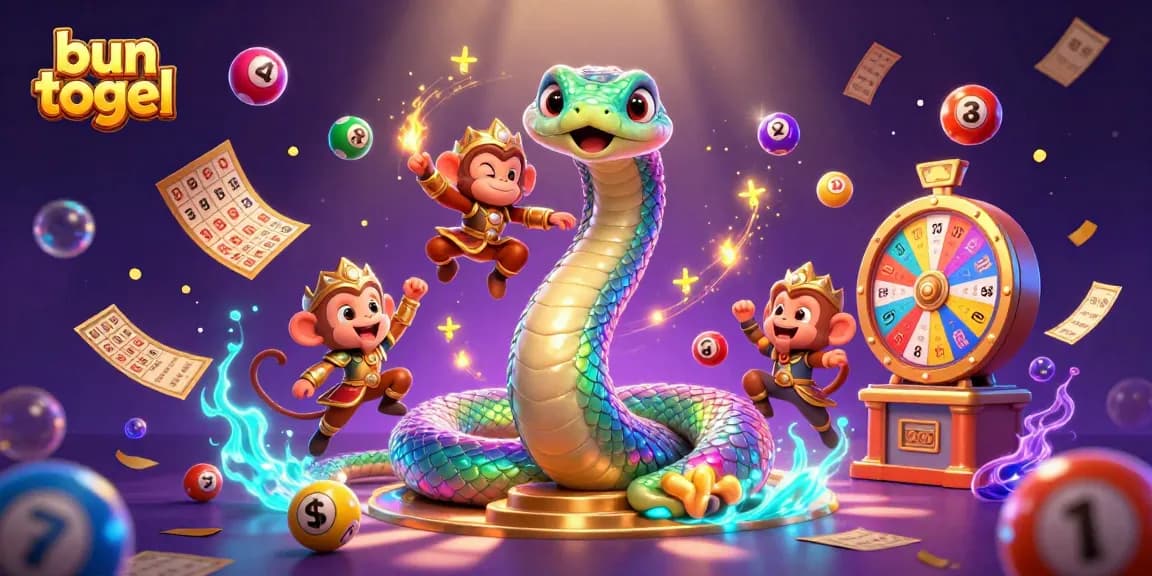 Menang bersama bun togel dalam ilustrasi kasino yang penuh warna dan dikhususkan untuk peluang bermain lotere.