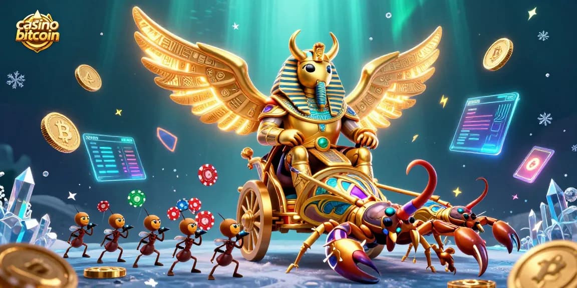 Gioca nei migliori casinò bitcoin con personaggi 3D unici e simboli criptovalutari brillanti.