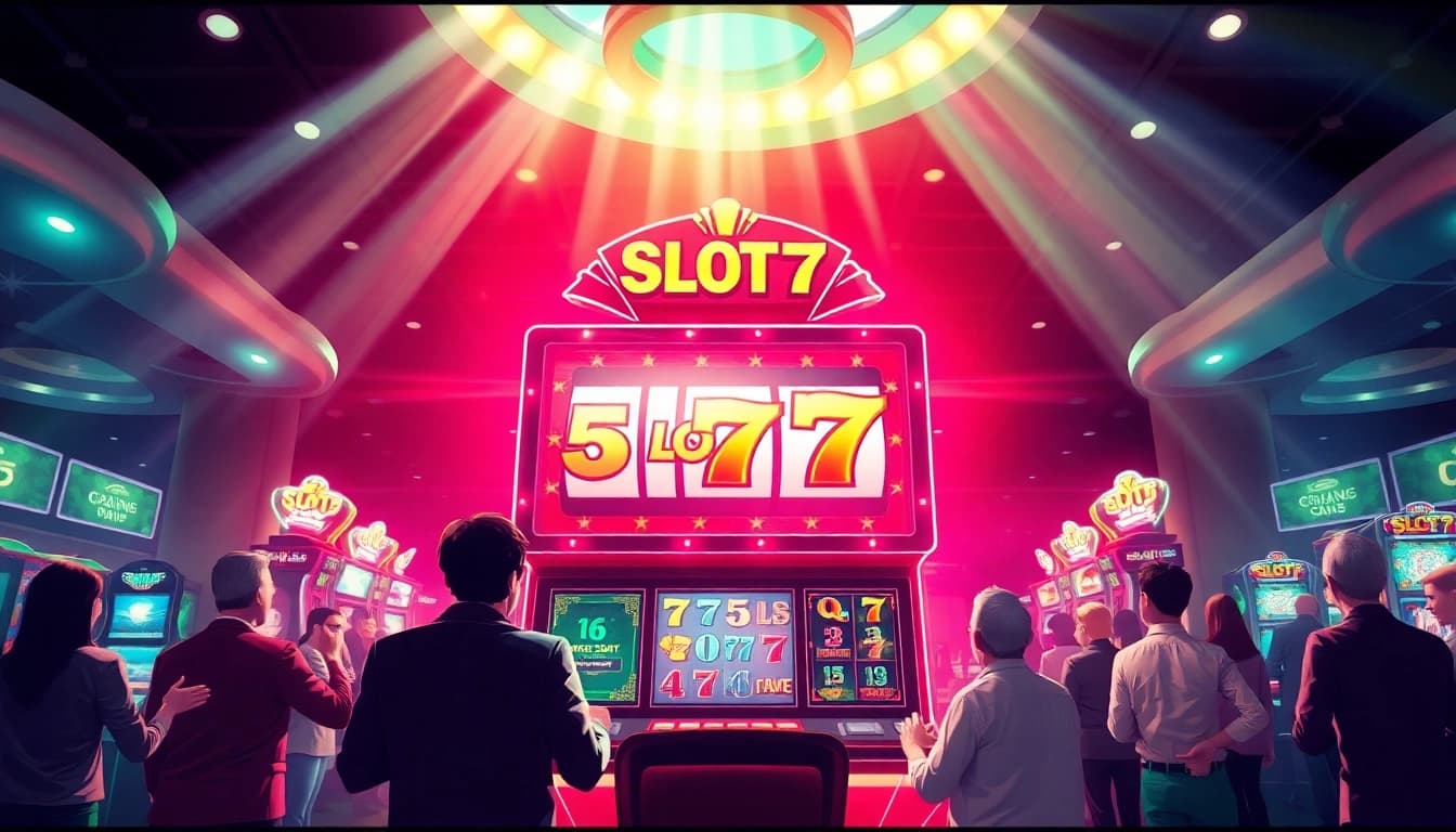 Slot77 mesin bermain yang menciptakan pengalaman kasino menarik dengan suasana energik.