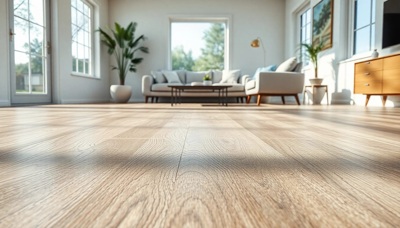 Enhance your home with flooring chicago showcased in a bright living room setting.
