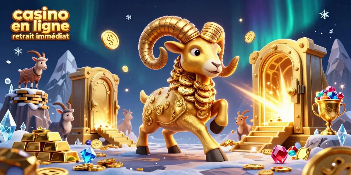 Jouer à casino en ligne retrait immédiat avec des richesses éblouissantes et un ram doré.