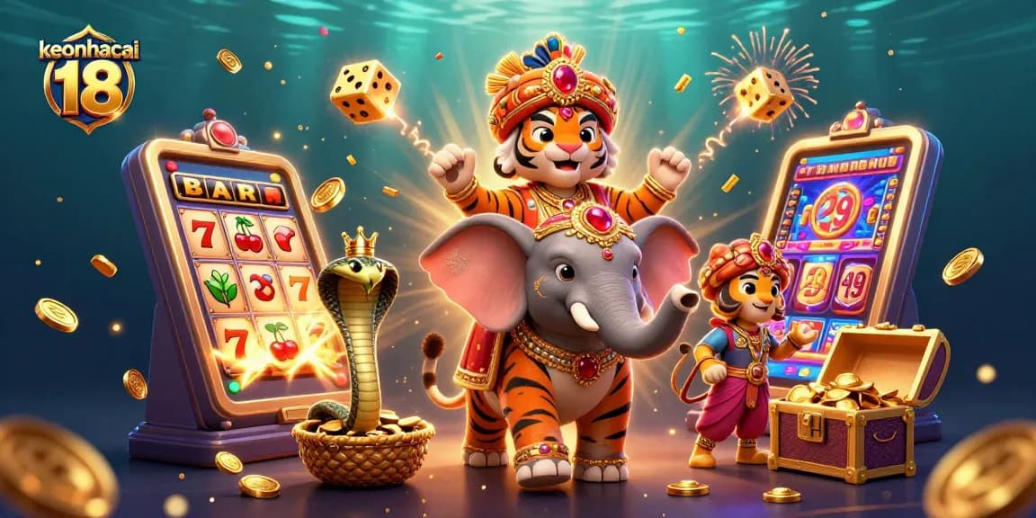 Experience keonhacai 18 with vibrant casino elements and dynamic jackpot excitement.