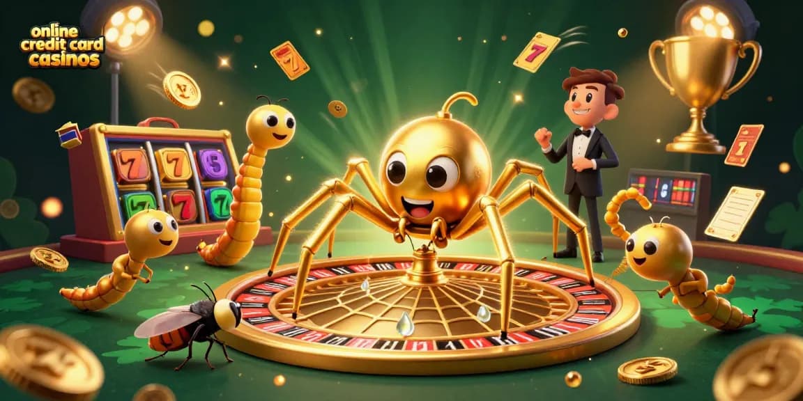 Experience exhilarating gameplay at online credit card casinos with vibrant characters and enchanting visuals.