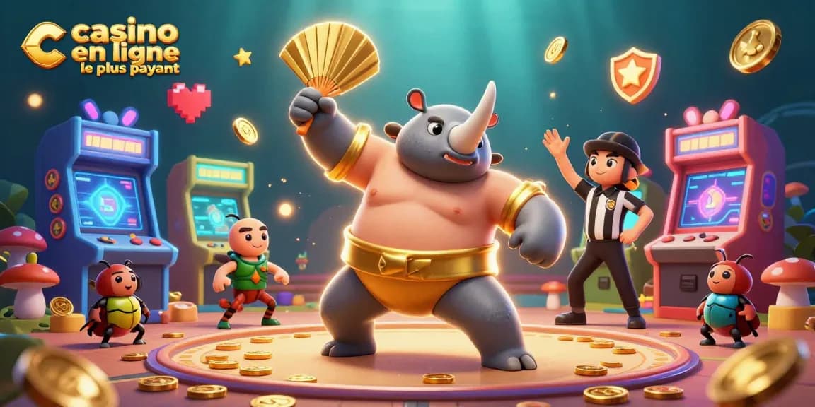Les jeux au casino en ligne le plus payant prennent vie avec des personnages amusants et des éléments colorés.