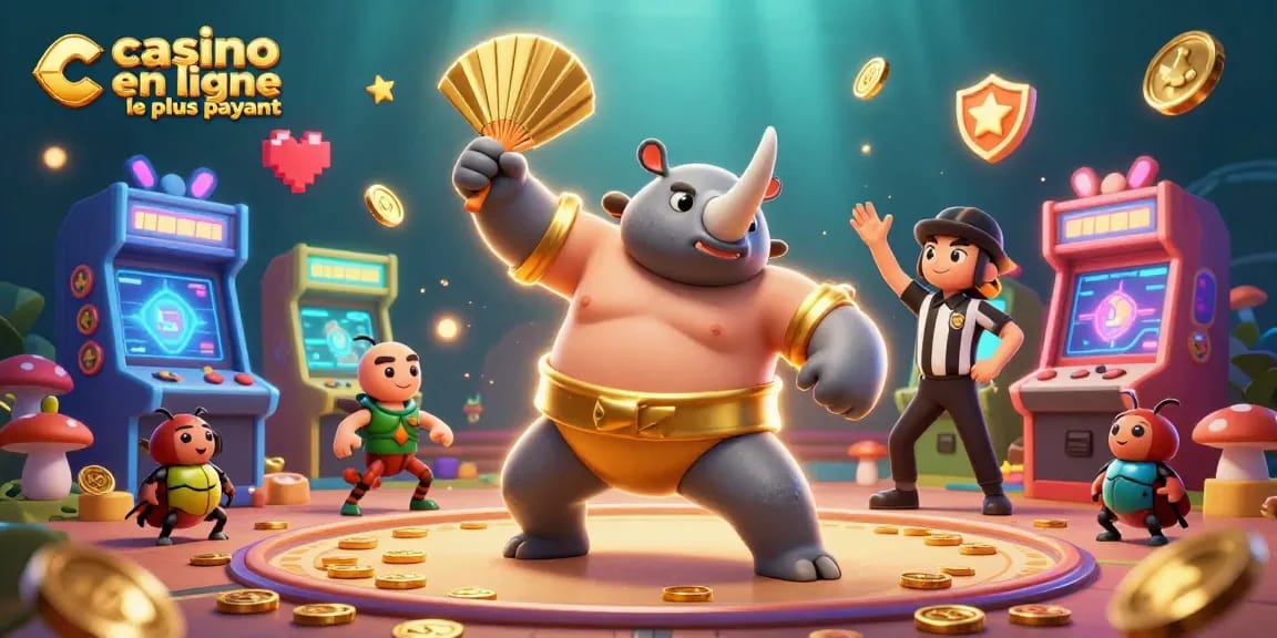 Les jeux au casino en ligne le plus payant prennent vie avec des personnages amusants et des éléments colorés.