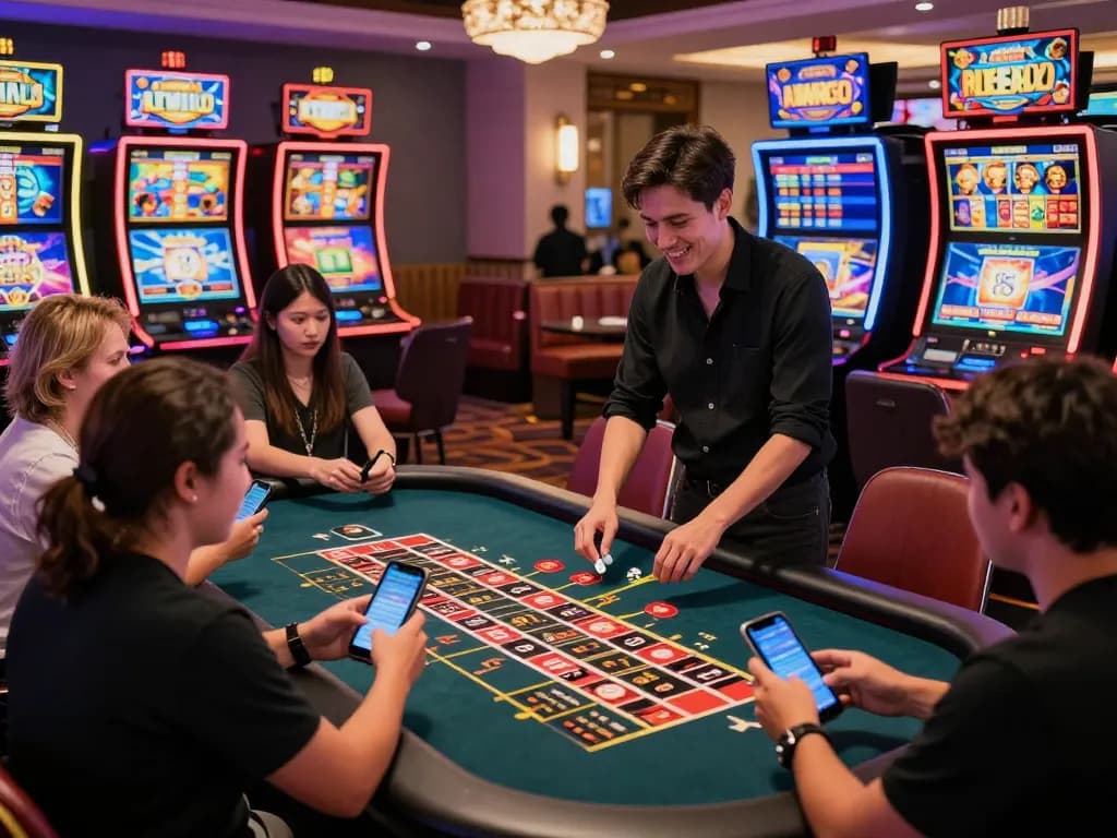 Engaging online gaming atmosphere at a wraungtoto site with interactive roulette and diverse players.