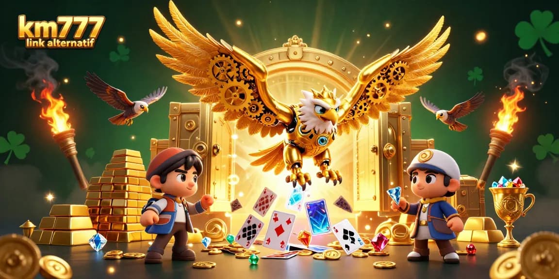 Experience thrilling wins with km777 link alternatif, featuring golden treasures and captivating casino elements.