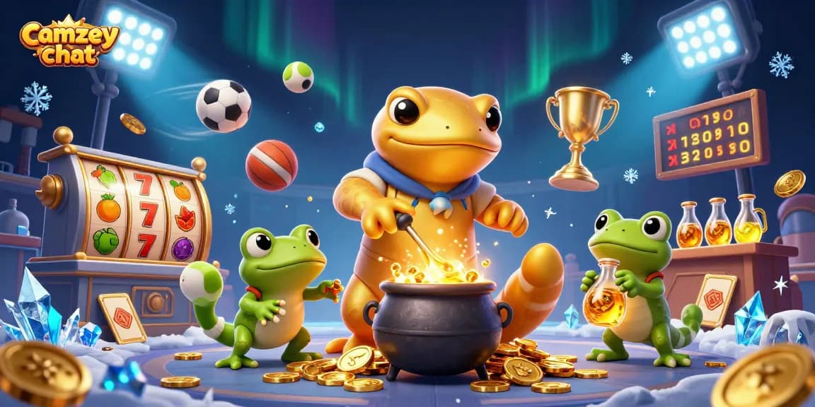 Engage in spontaneous camzey chat sessions with thrilling gaming elements and vibrant interactions.