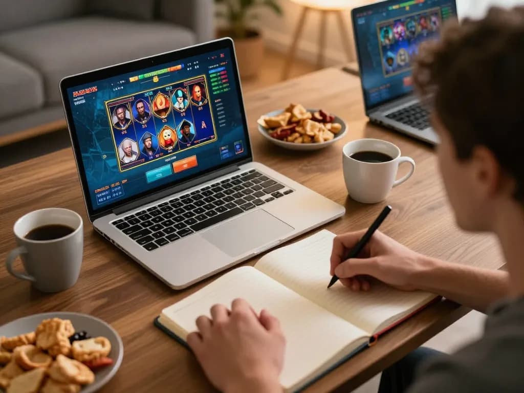 Experience the excitement of a slot demo with an engaging online gameplay scene.