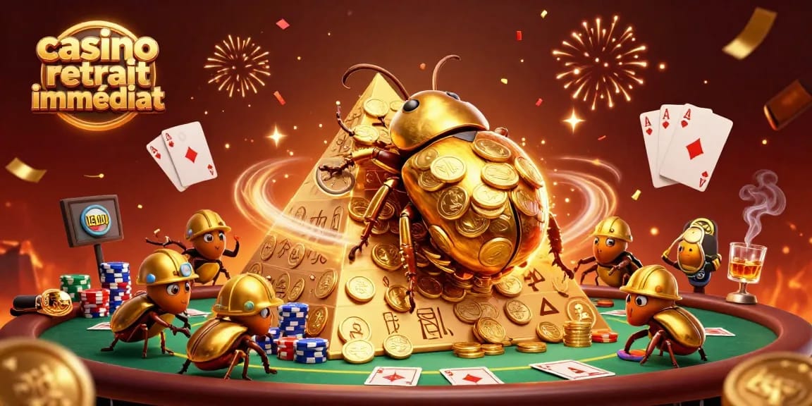 Retrouvez le meilleur des casinos avec retrait immédiat, témoignant d'une expérience de jeu rapide et excitante.