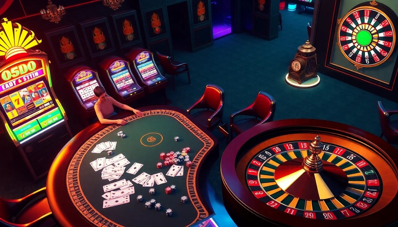 Experience the excitement of trang chủ fly88 with lively casino action, poker tables, and vibrant slot machines.