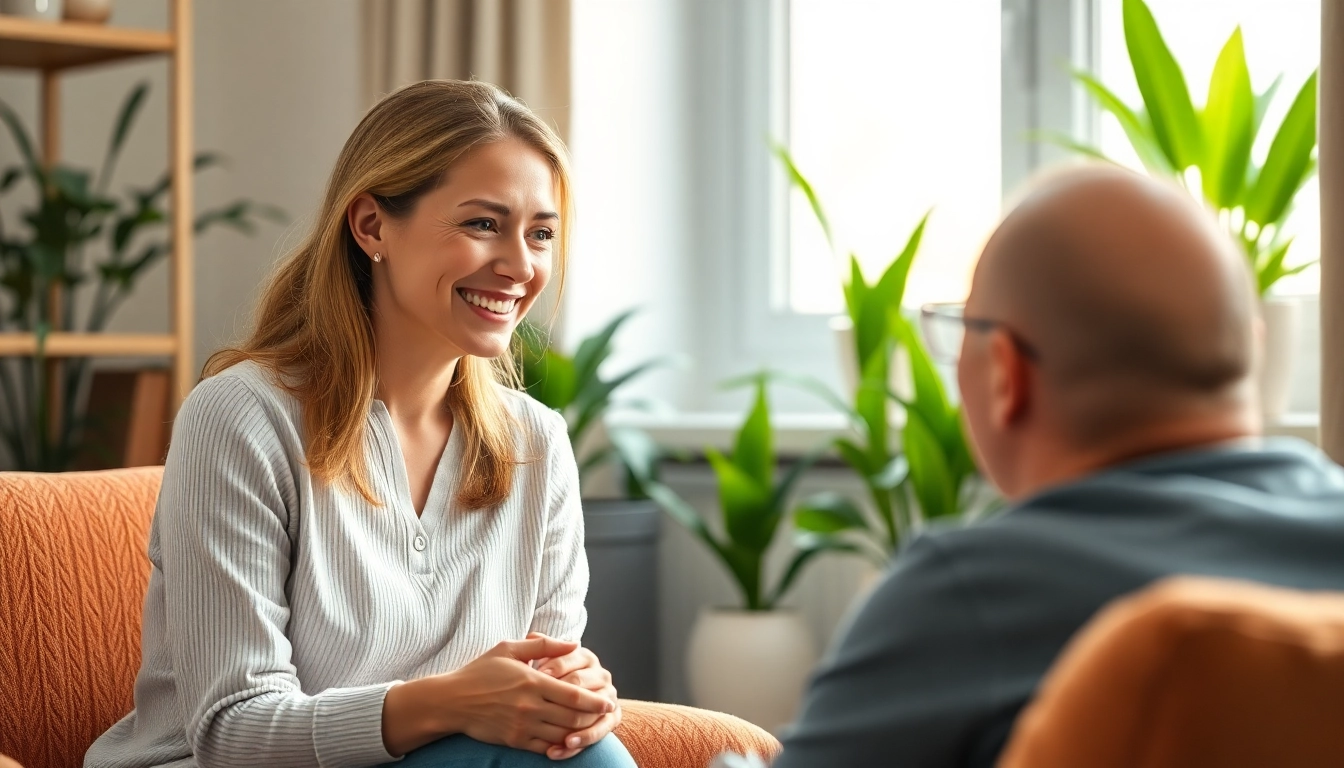 Understanding anxiety symptoms through a compassionate therapy session in a calming environment.