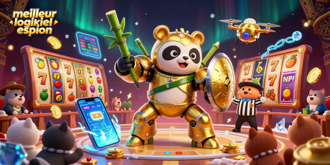 Jouez avec le meilleur logiciel espion, explorez de riches jackpots et des symboles de fruits dans une illustration animée captivante.