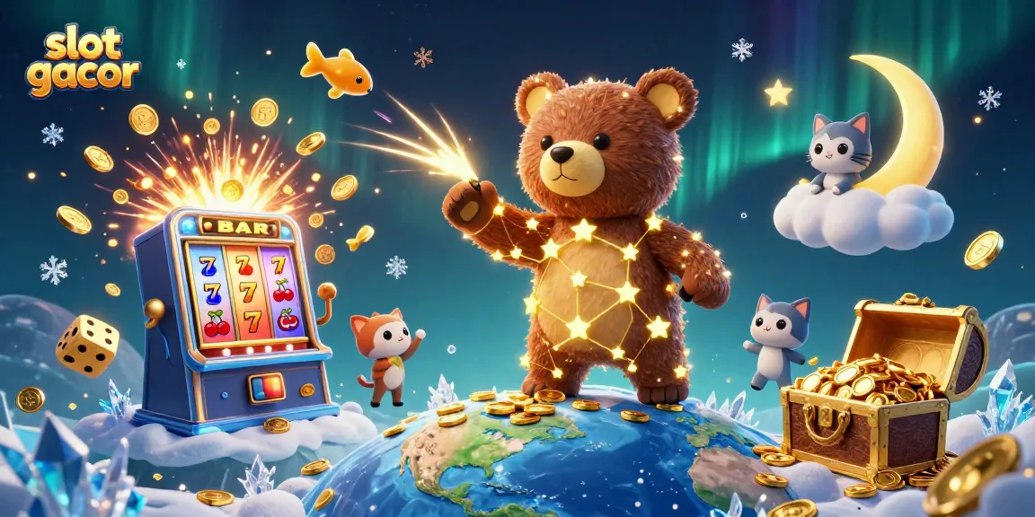 Experience thrill with slot gacor winnings amidst a vibrant casino scene.