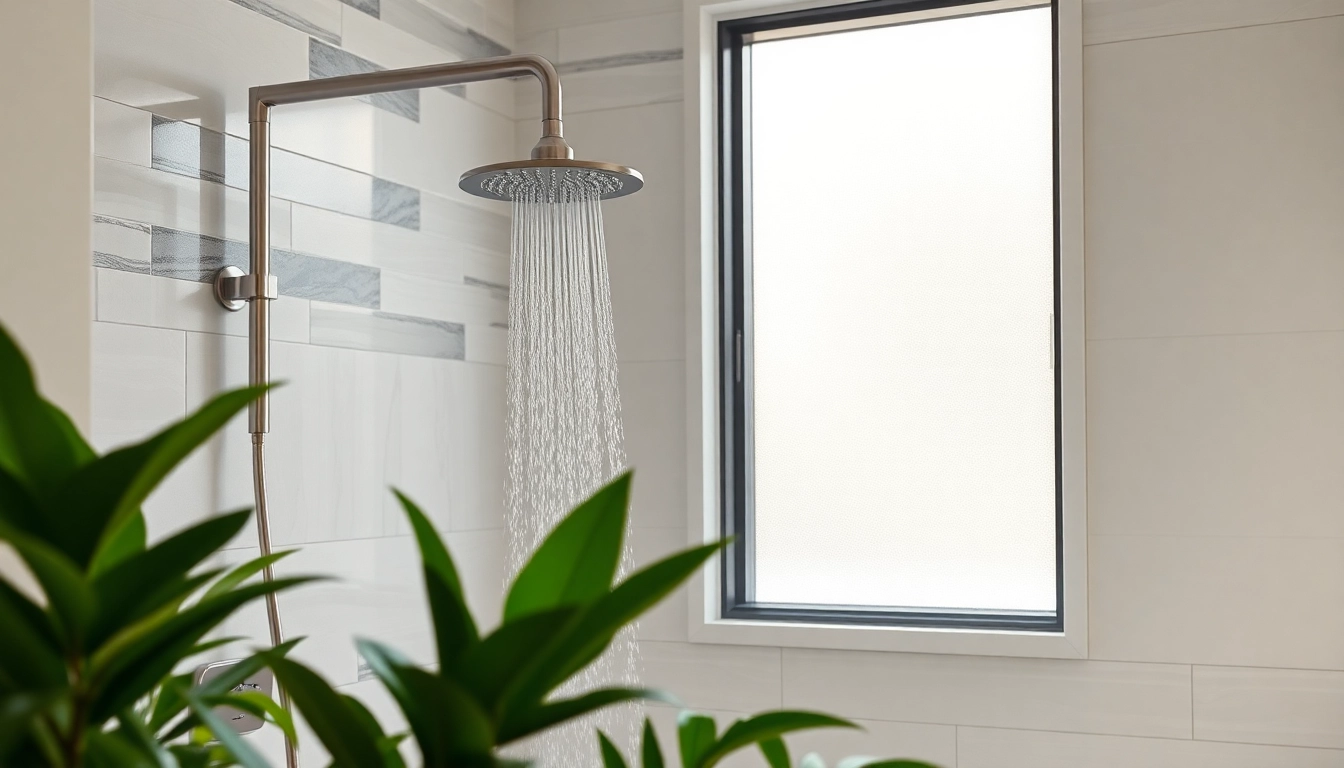 Experience luxurious elegant showers with a modern design and tranquil atmosphere.